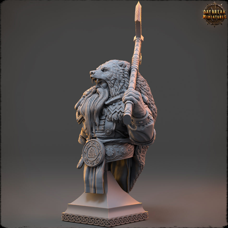 Ragnar Wolfslayer Bust - Daybreak Miniatures