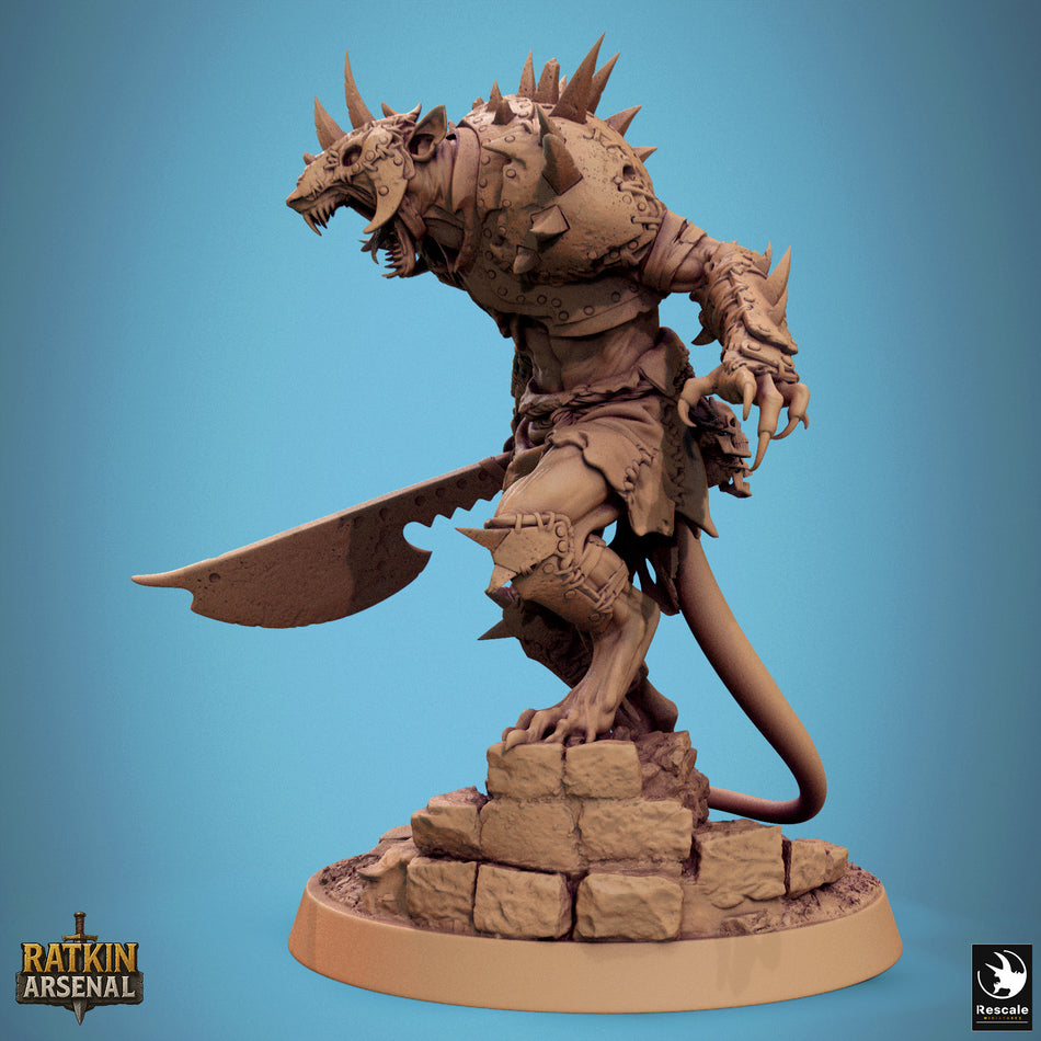 Ratfolk Soldier - Ratkin Arsenal - Rescale Miniatures