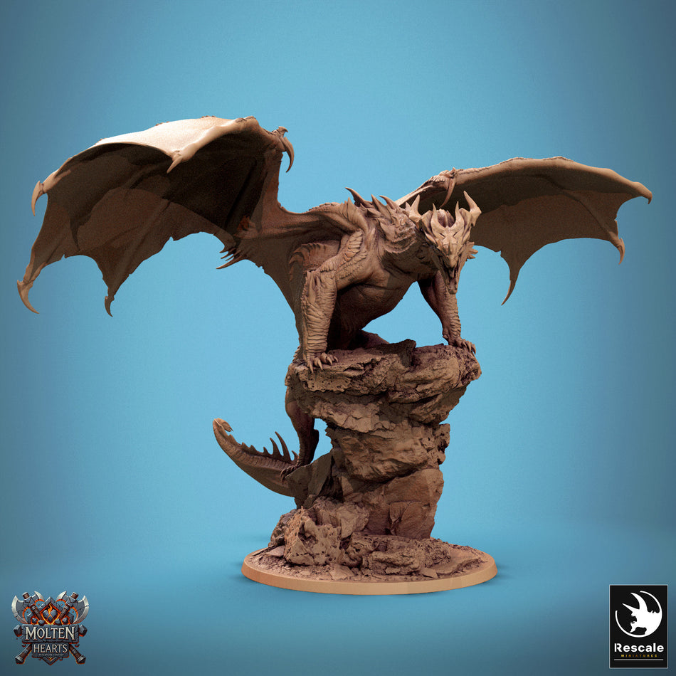 Red Dragon Stance - Molten Hearts - Rescale Miniatures