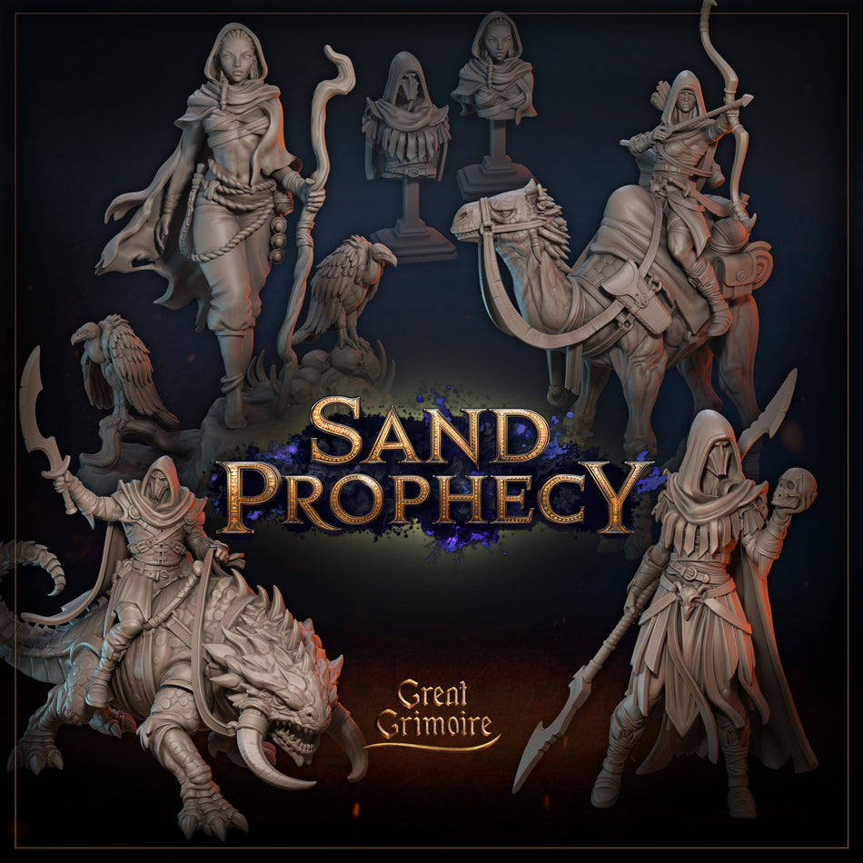 Cora Bust - Sand Prophecy - Great Grimoire