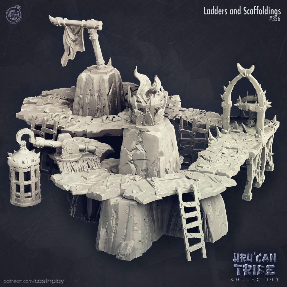 Ladders and Scaffoldings - Uru Can Tribe - Cast n Play