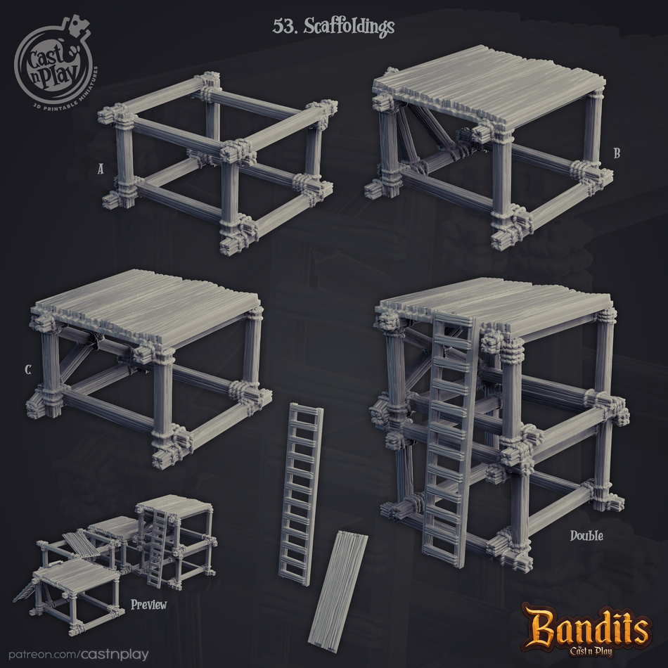 Scaffoldings - Bandits - Cast n Play