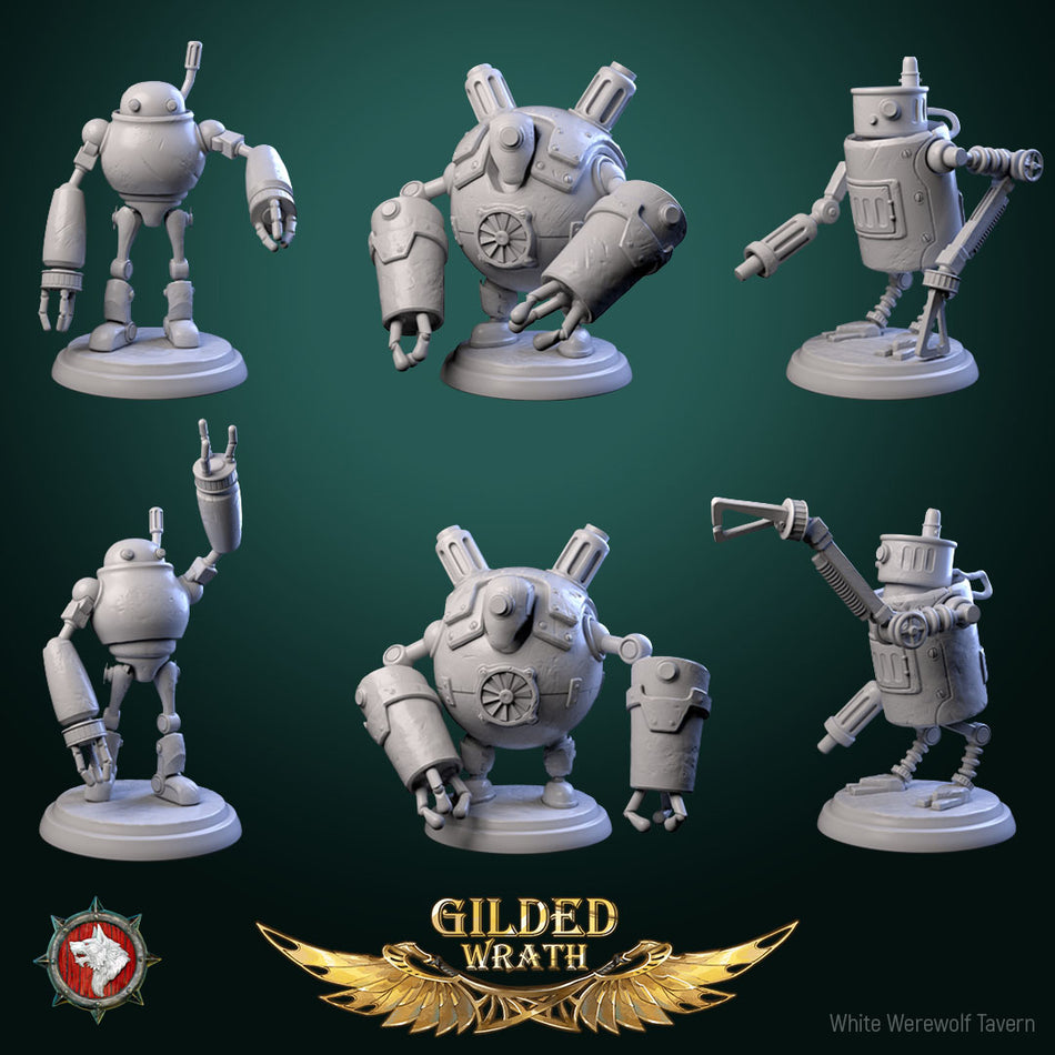 Scrap Bot -  Gilded Wrath - White Werewolf Tavern