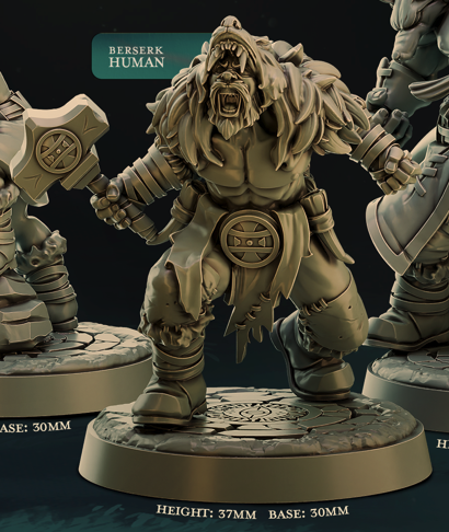 Barbarian Berserks - Northwind Vikings - Cast n Play