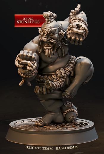 Dwarf Monks - Eternal Monks - Cast n Play