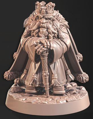 Dwarven King Durnar Goldheart - Dwarven Legacy - Cast n Play