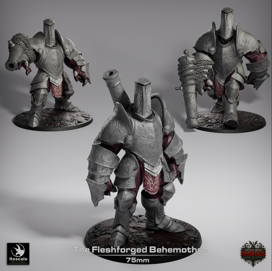 Fleshforged Behemoth - Ancient Order Immortalis - Rescale Miniatures