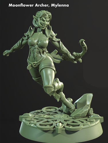 Moonflower Elven Archers - Elvenwood Grove - Cast n Play