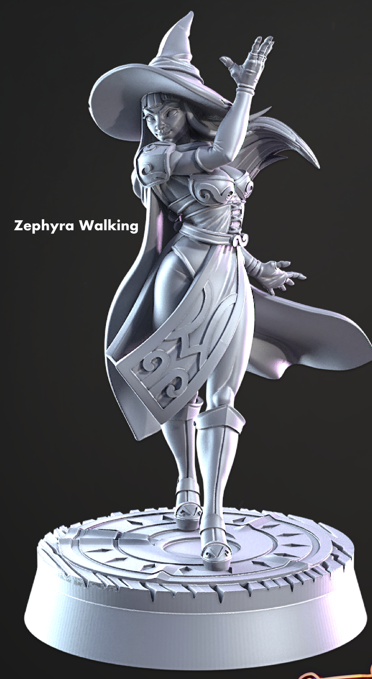 Zephyra, Wind Sorceress - Arcane Order - Cast n Play