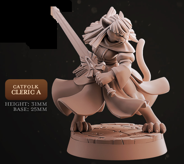 Catfolk Clerics - Catfolk Heroes - Cast n Play