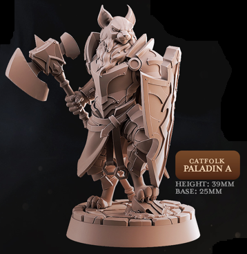 Catfolk Paladins - Catfolk Heroes - Cast n Play
