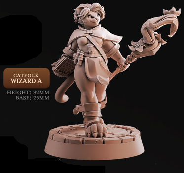 Catfolk Wizards - Catfolk Heroes - Cast n Play