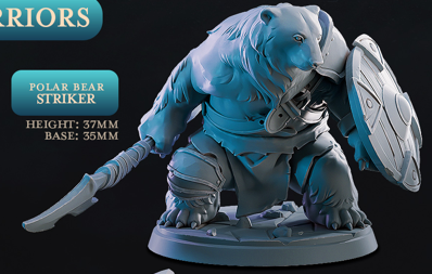 Polar Bear Warriors - The Icebound - Cast n Play