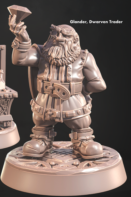 Dwarf Gemtreasure Trader - Dwarven Legacy - Cast n Play