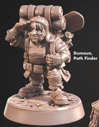 Dwarvem Stonepath Explorers - Dwarven Legacy - Cast n Play