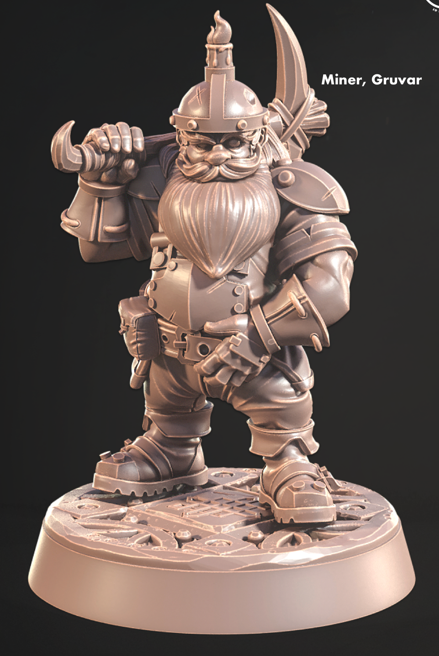 Dwarven Deepvein Miner - Dwarven Legacy - Cast n Play