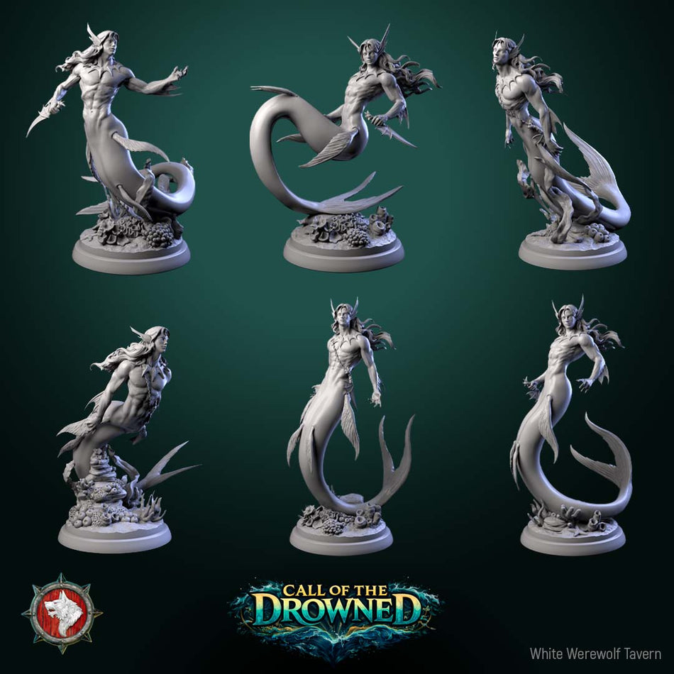 Merfolk Warriors - Merman - Call of the Drowned - WWT