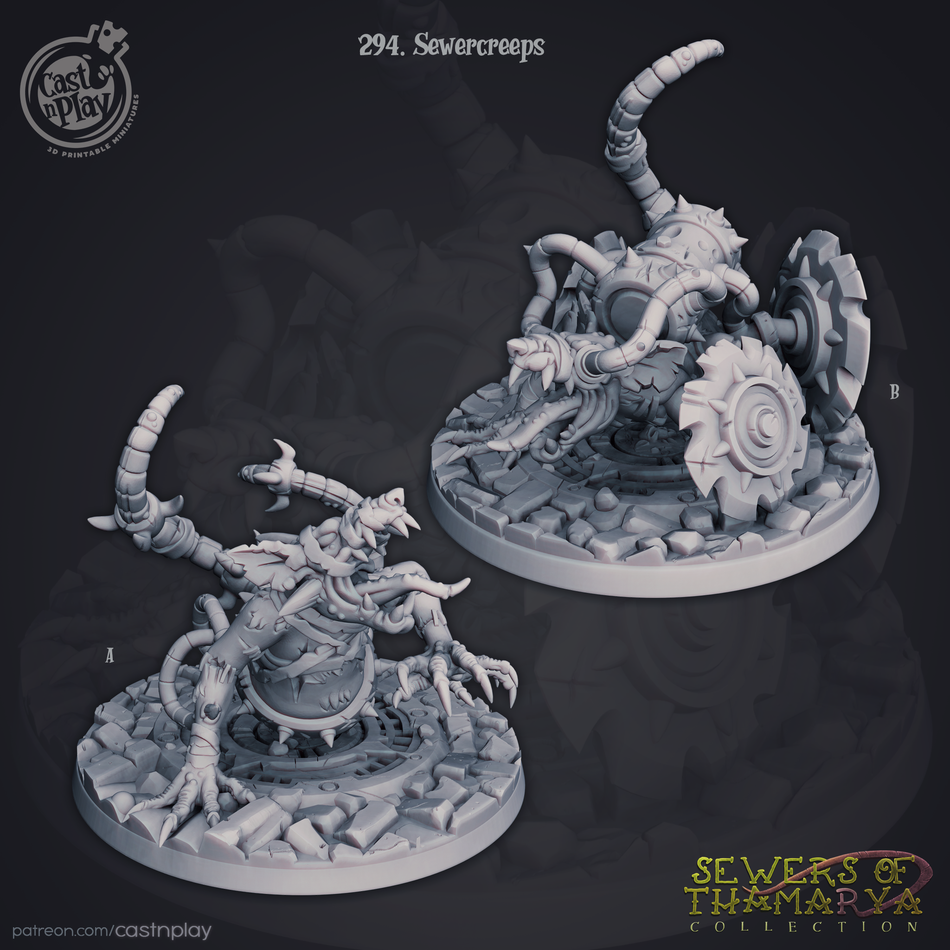 Sewercreeps - Sewers of Thamarya - Cast n Play