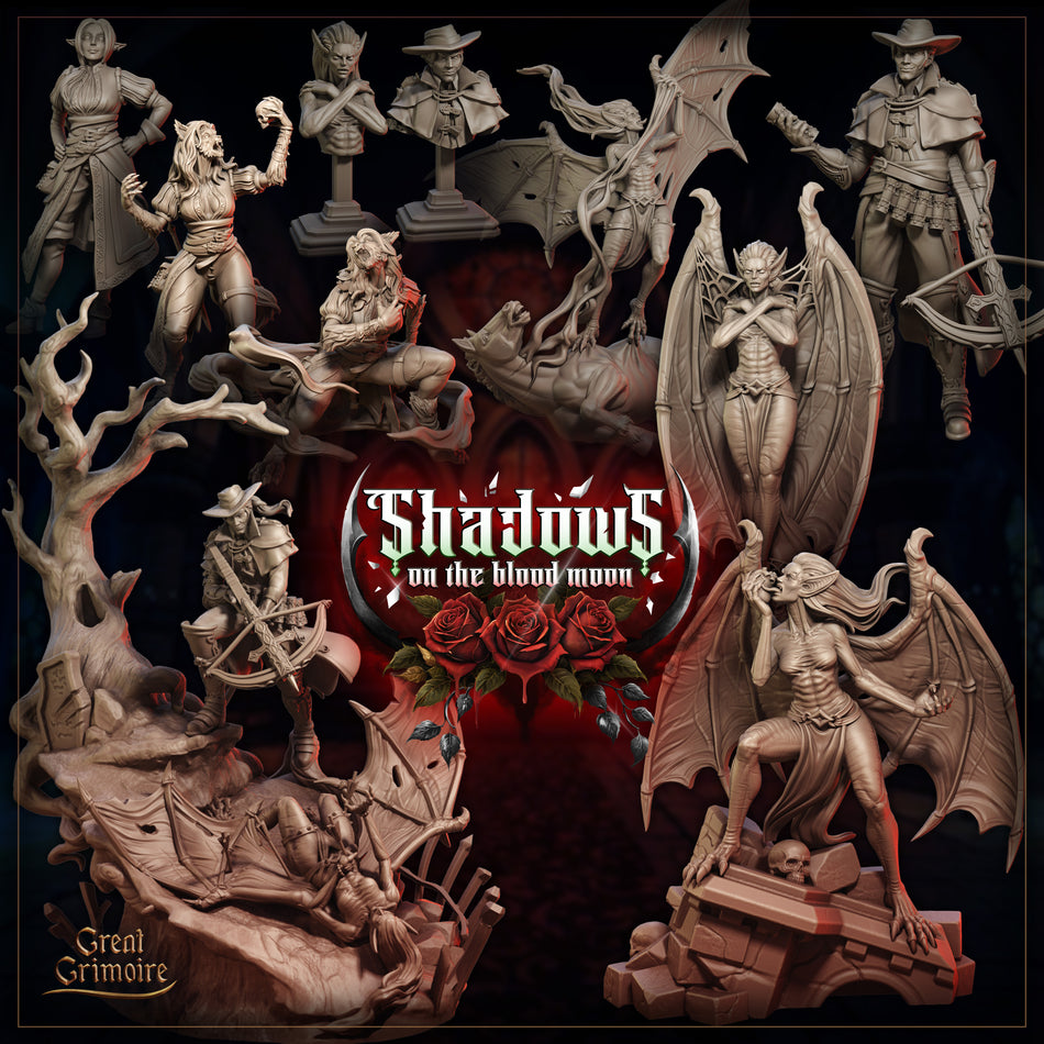 Lunara Bust - Shadows of the Blood Moon - Great Grimoire