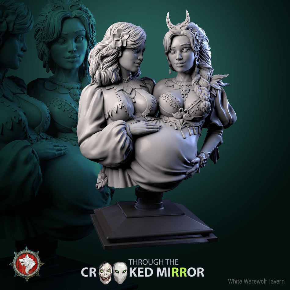 Sisters of the Shattered Cradle - Bust aus der Reihe Through the Crooked Mirror von White Werewolf Tavern