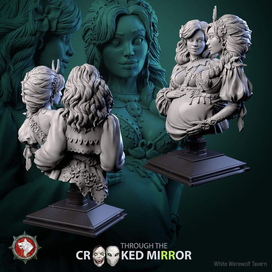 Sisters of the Shattered Cradle - Bust aus der Reihe Through the Crooked Mirror von White Werewolf Tavern