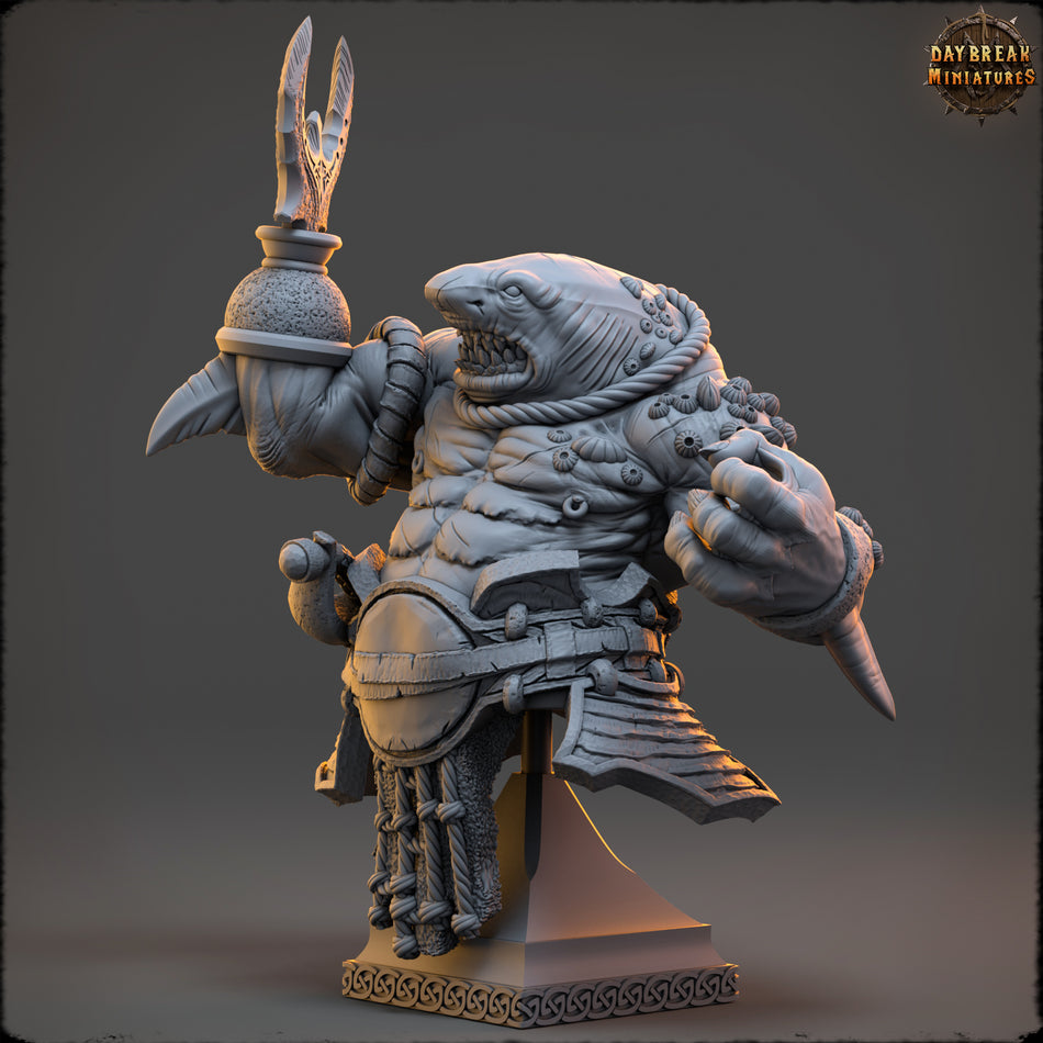 Skelith Nine Gills Bust - Daybreak Miniatures