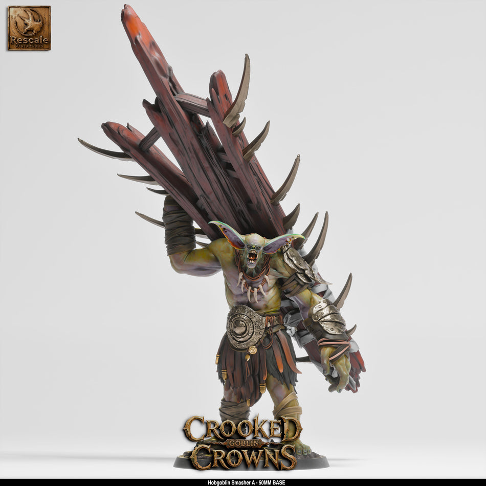 Hobgoblin Smasher A - Crooked Crowns - Rescale Miniatures