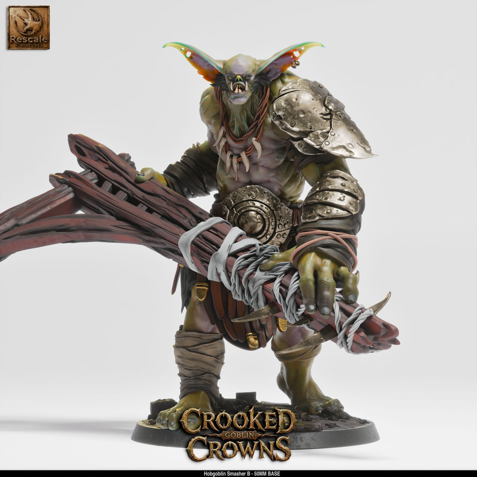 Hobgoblin Smasher B - Crooked Crowns - Rescale Miniatures