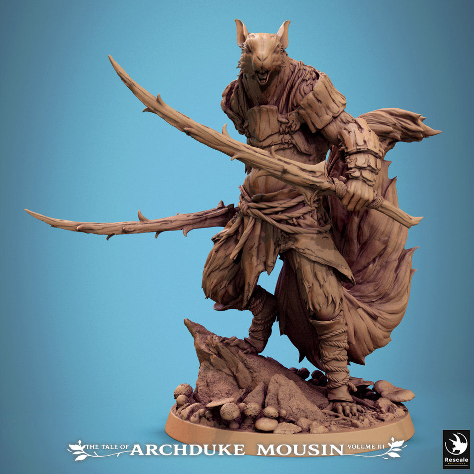Squirrel - Bigger Rodents - Tales of Archduke Mousin III - Rescale Miniatures