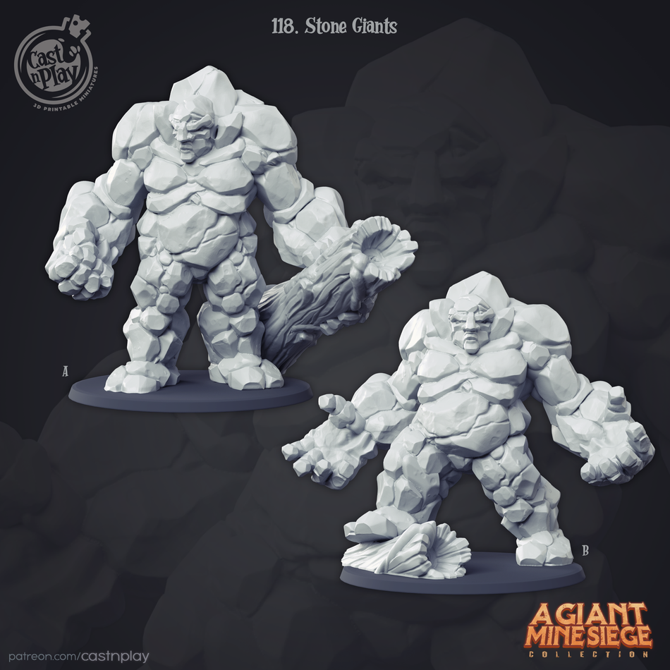 Stone Giants - A Giant Mine Siege - Cast n Play