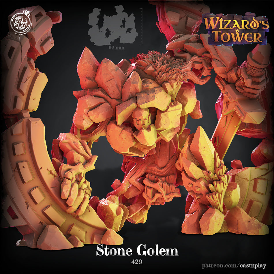 Stone Golem - Wizards Tower - Cast n Play