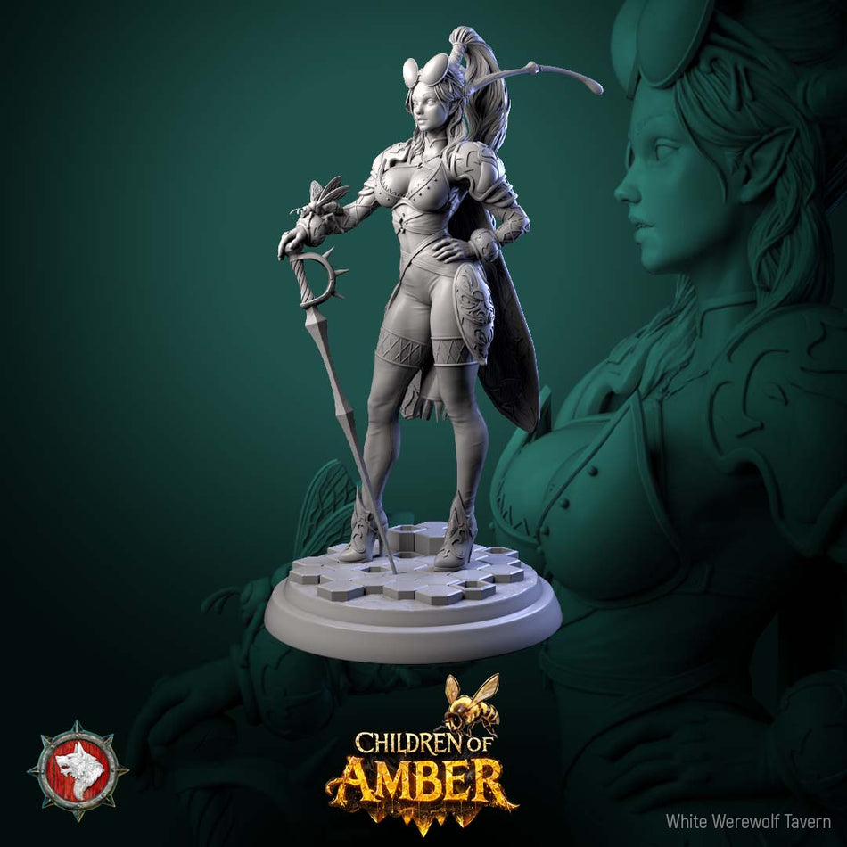 Insectoid Female Warrior - Swarm Commander - Children of Amber - WWT