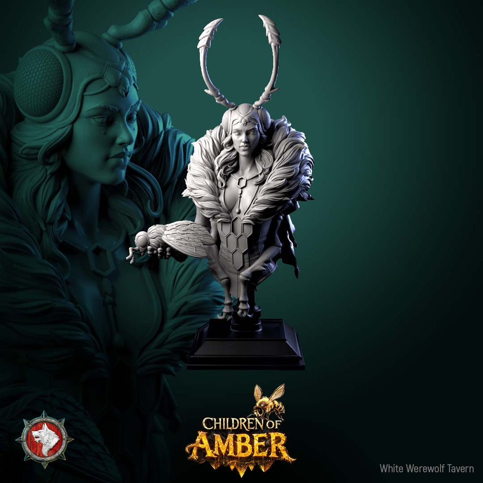 The Amber Queen Bust - Children of Amber - White Werewolf Tavern