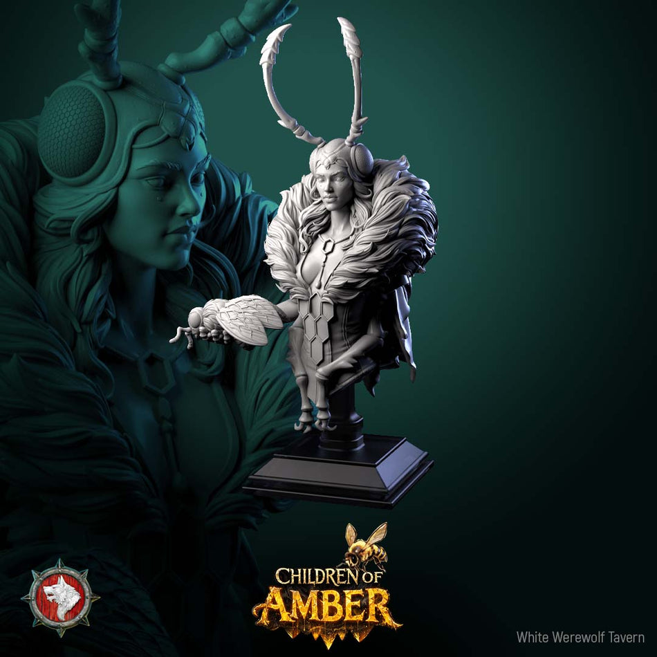 The Amber Queen Bust - Children of Amber - White Werewolf Tavern