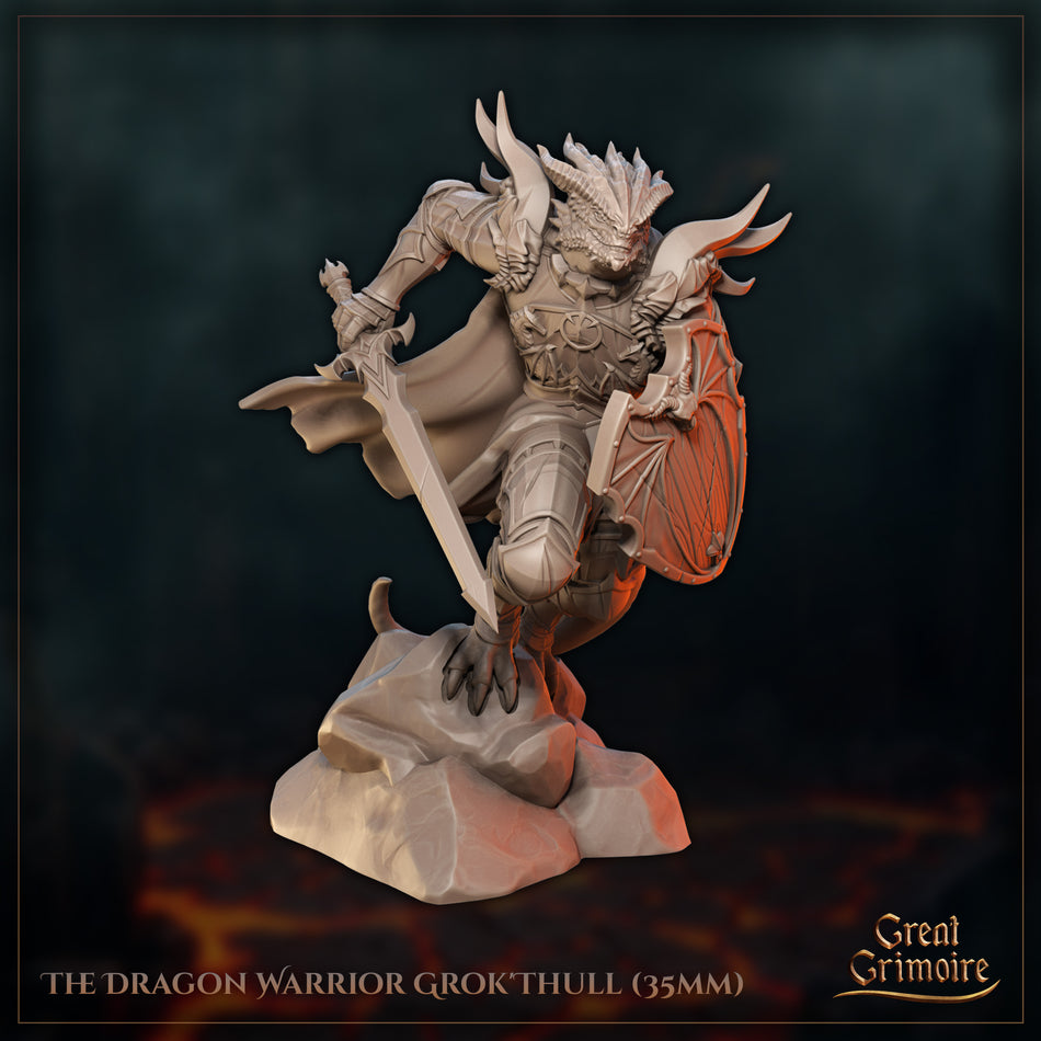 The Dragon Warrior Grok Thull - Wrath Awakened - Great Grimoire