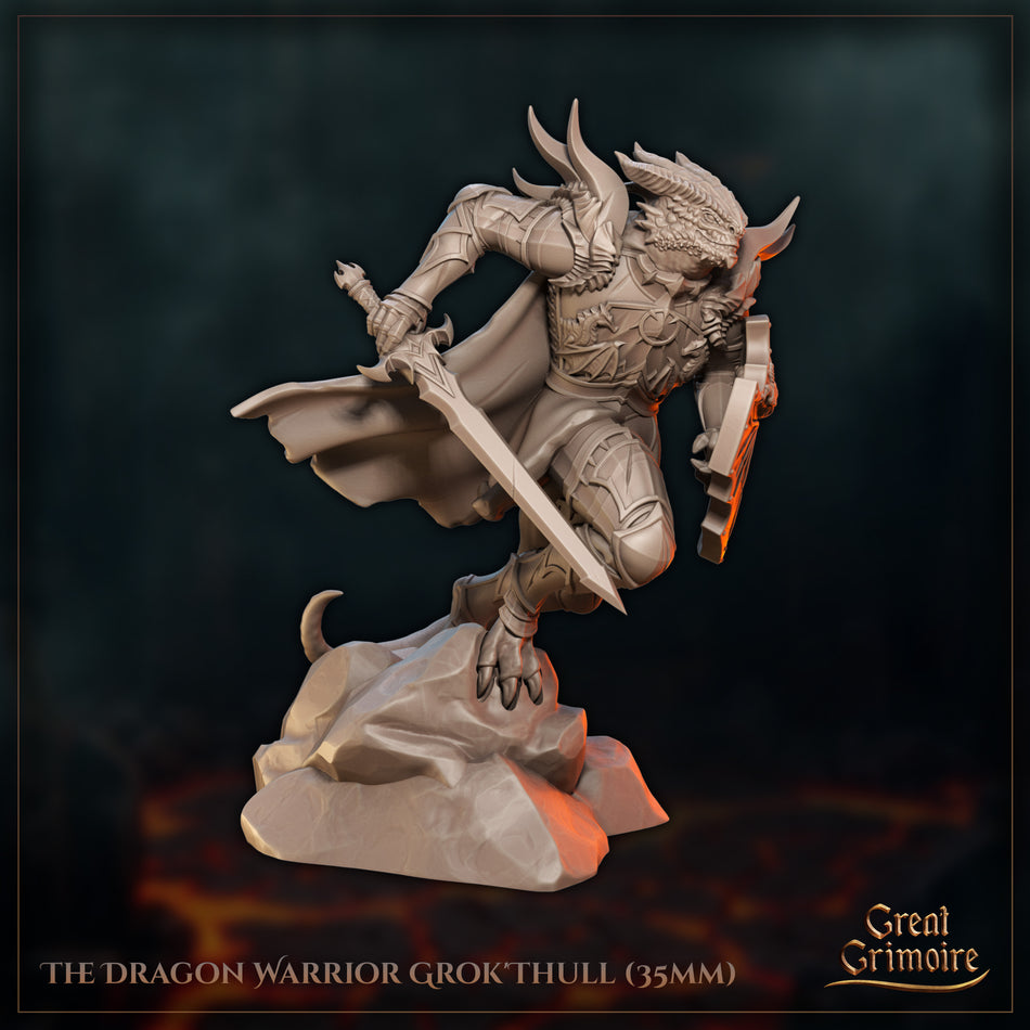 The Dragon Warrior Grok Thull - Wrath Awakened - Great Grimoire