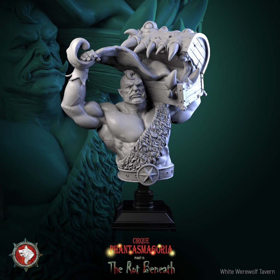 The Green Behemoth V2 Bust mit Base - aus der Reihe Cirque Phantasmagoria 2 - White Werewolf Tavern