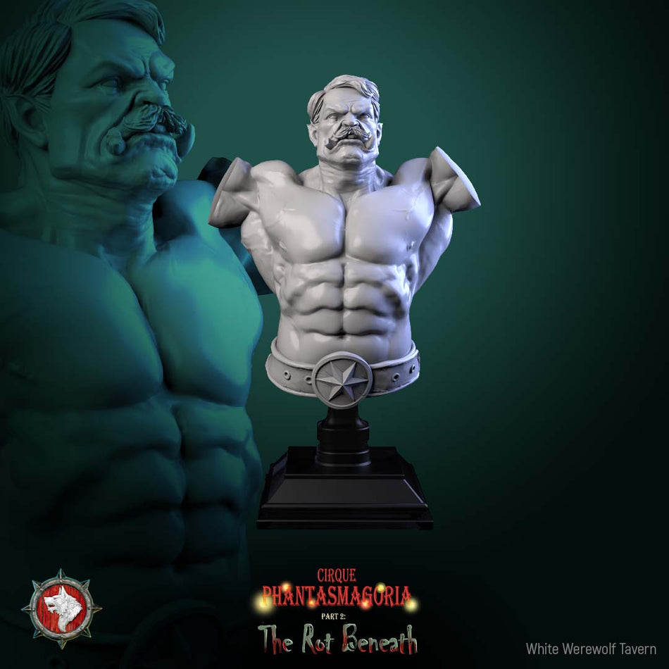 The Green Behemoth Bust mit Base - aus der Reihe Cirque Phantasmagoria 2 - White Werewolf Tavern