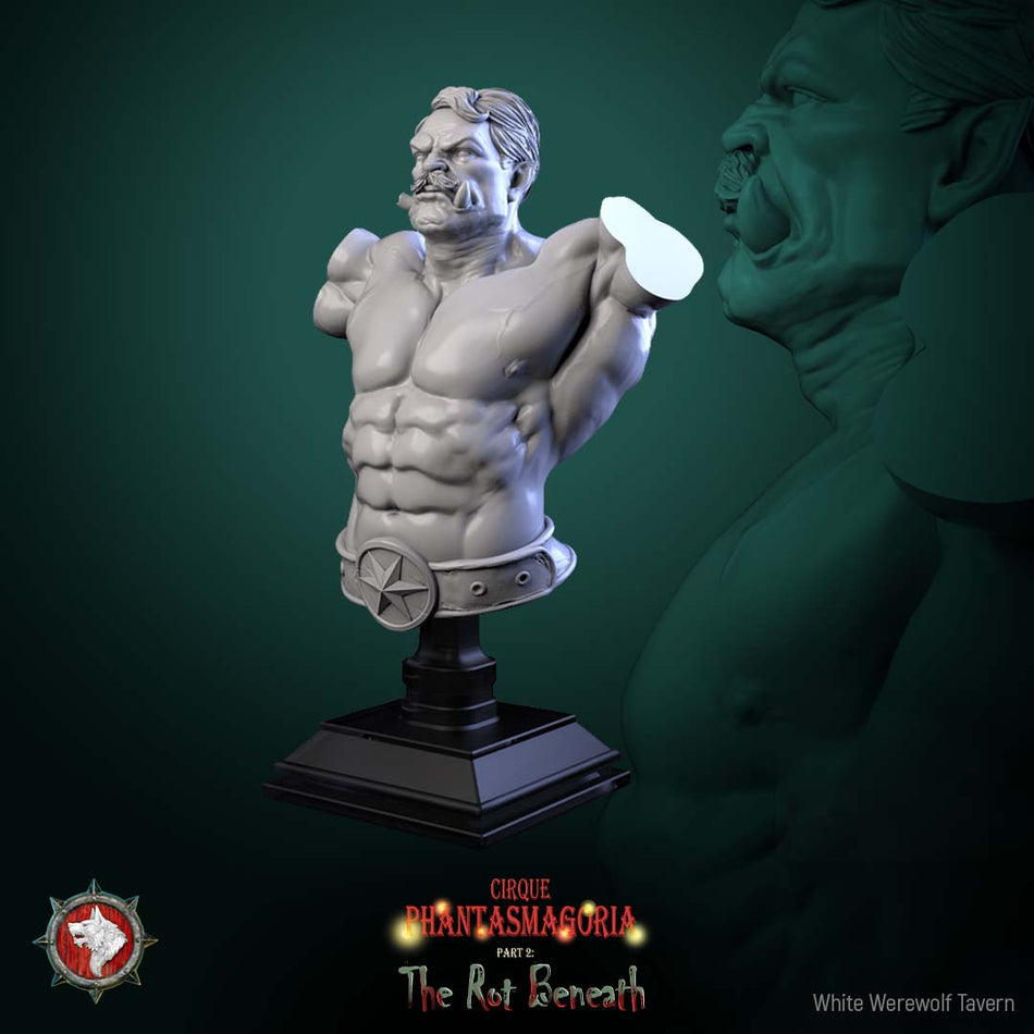 The Green Behemoth Bust mit Base - aus der Reihe Cirque Phantasmagoria 2 - White Werewolf Tavern