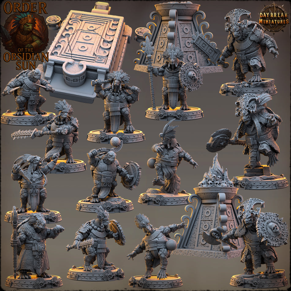 Turtle - The Order of the Obsidian Sun - Daybreak Miniatures