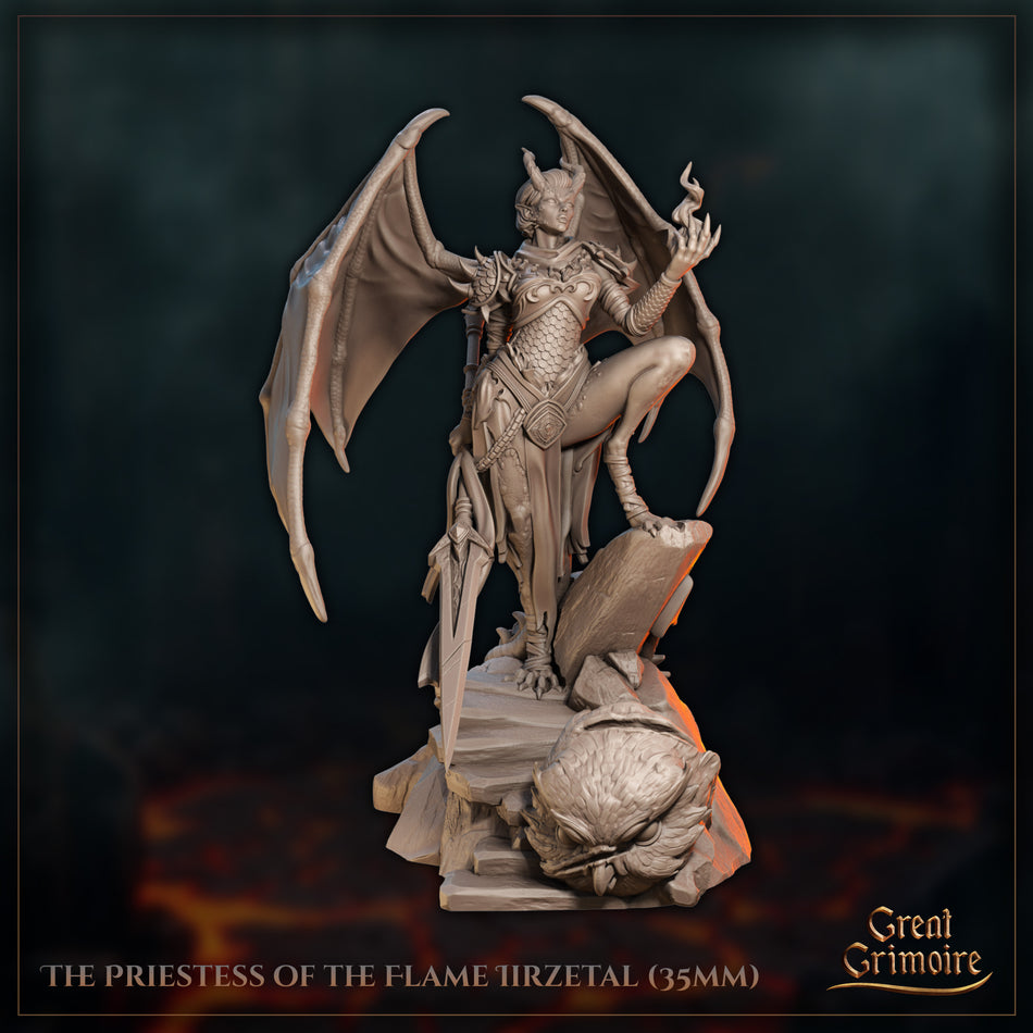 The Priestess of the Flame Lirzetal - Wrath Awakened - Great Grimoire