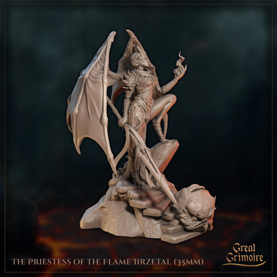 The Priestess of the Flame Lirzetal - Wrath Awakened - Great Grimoire