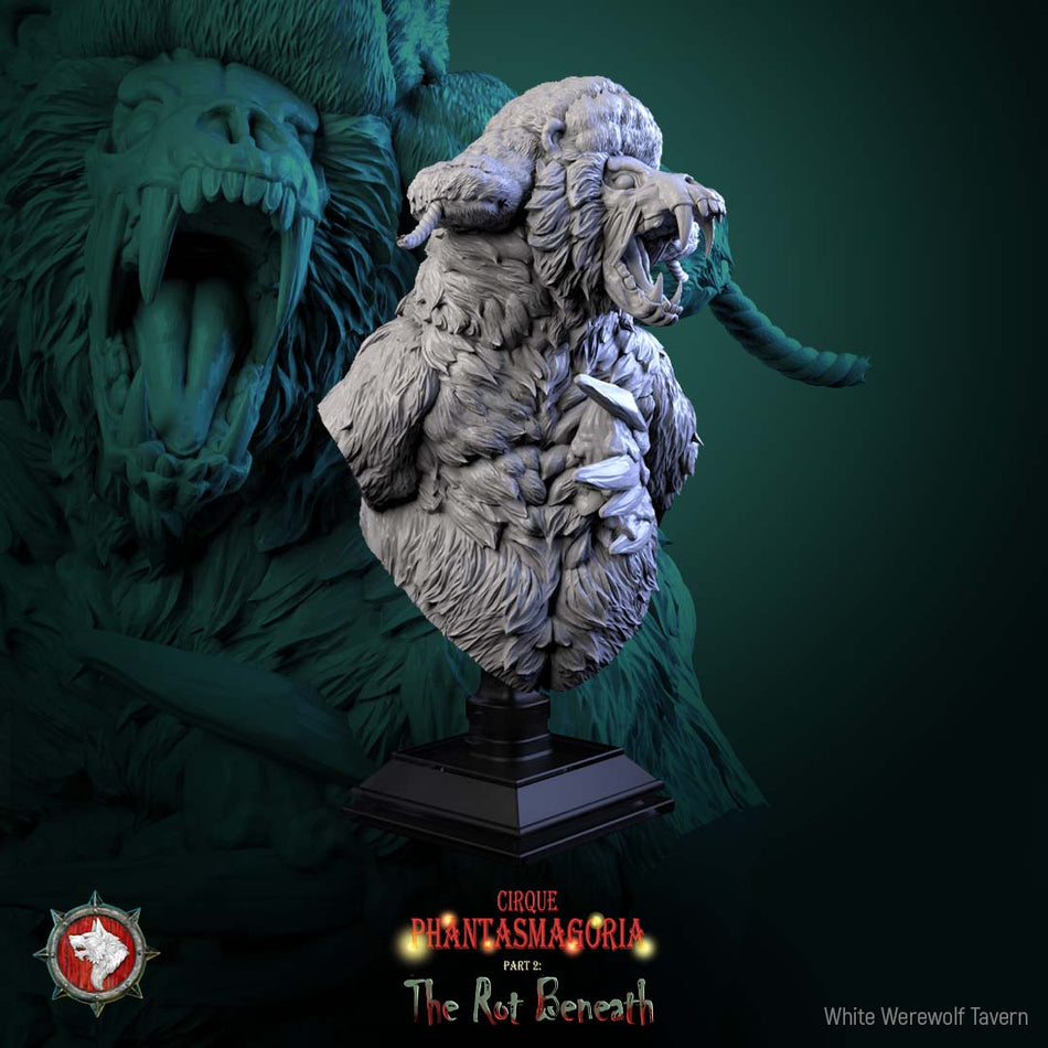 The Rotting Rider Bust mit Base - aus der Reihe Cirque Phantasmagoria 2 - White Werewolf Tavern