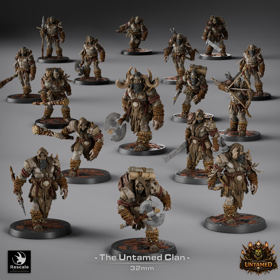 Orcs Untamed - Rite of the Untamed - Rescale Miniatures
