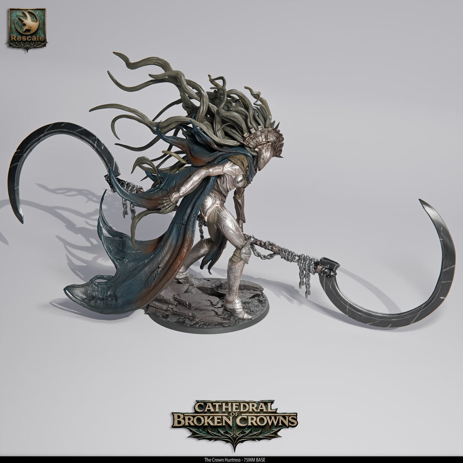 Crown Huntress - Cathedral of Broken Crowns - Rescale Miniatures