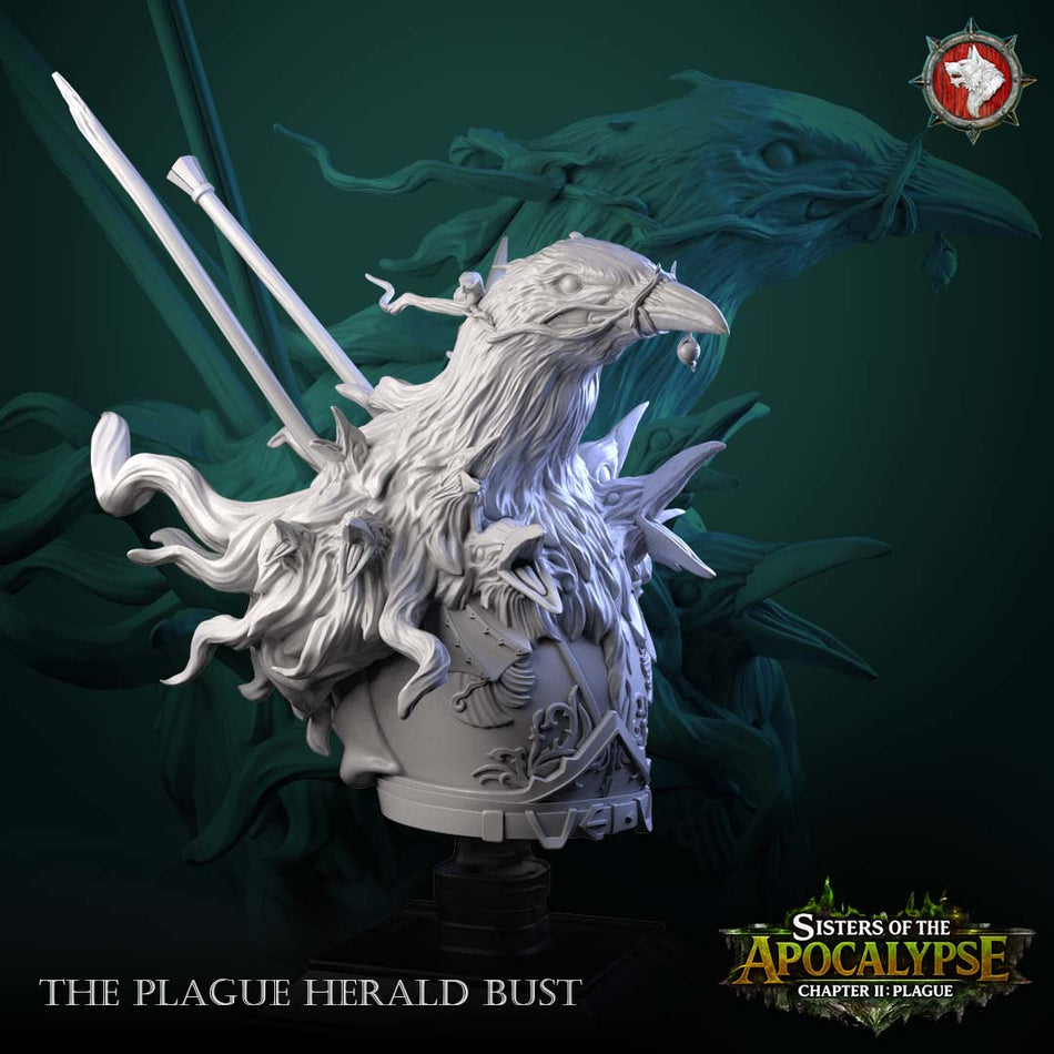 Plague Herald Bust - Sisters of the Apocalypse - Plague - White Werewolf Tavern