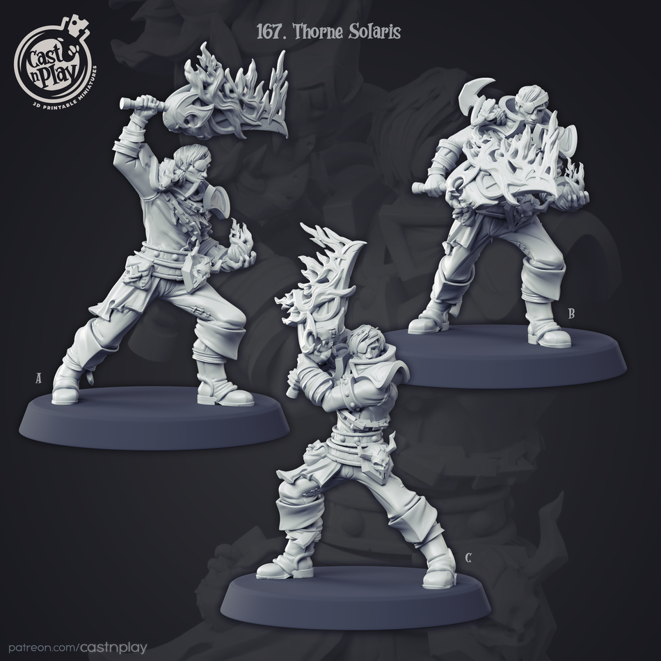 Thorne Solaris - Demon Hunters - Cast n Play