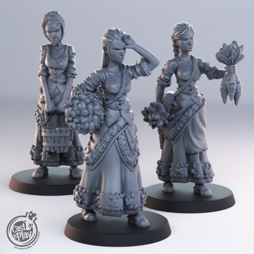 Town Girl - Townsfolk 1 - Cast n Play