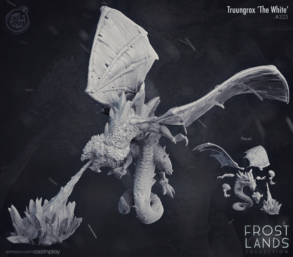 Truungrox 'The White' - Frost Lands - Cast n Play