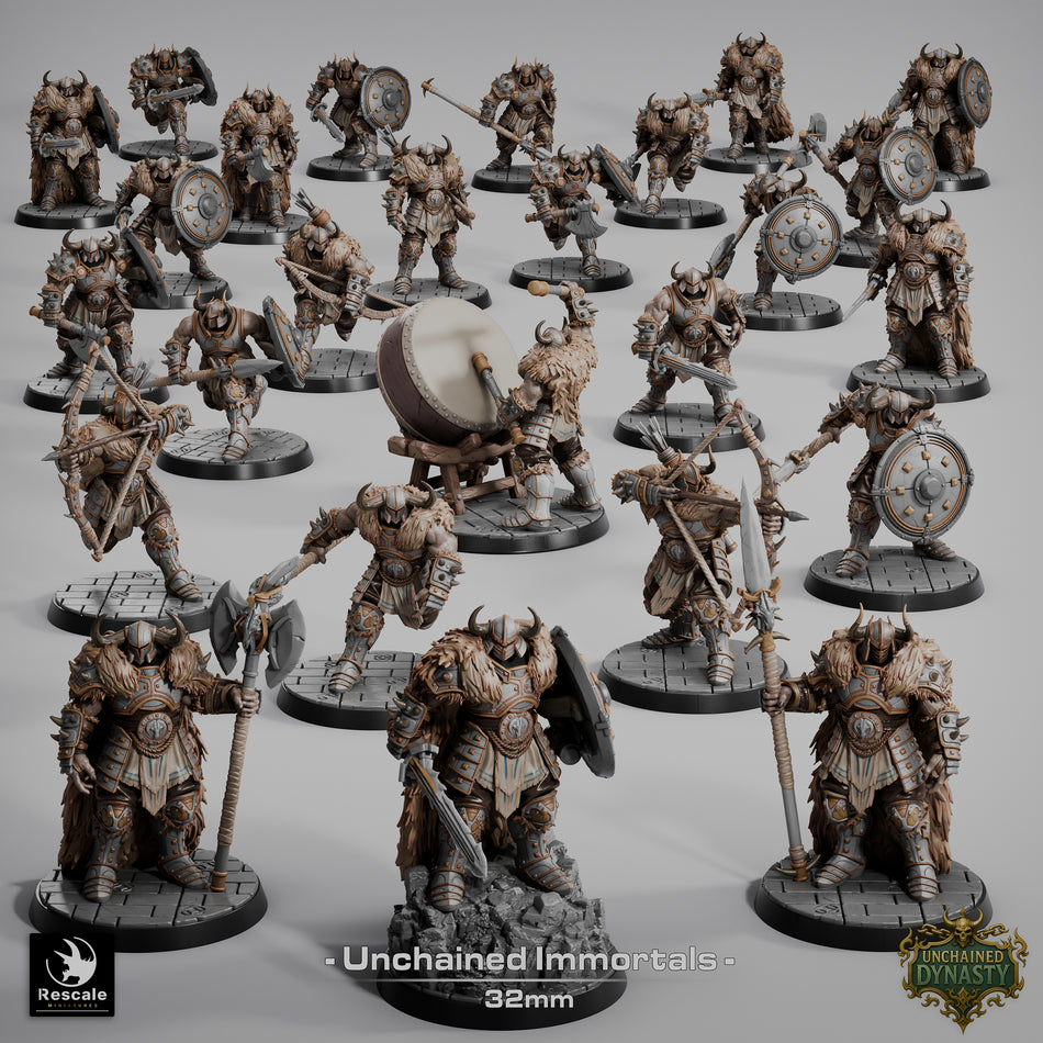 Unchained Immortals - Unchained Dynasty - Rescale Miniatures
